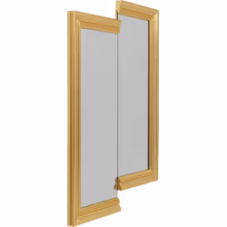 Lustro ścienne DOUBLE VISION 81x121 - złoty