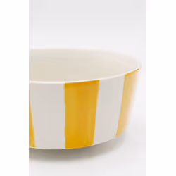Miska COCINA STRIPES 600 ml - biały/żółty
