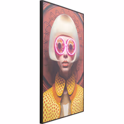 Obraz LED FANCY BLONDE LADY 80x120
