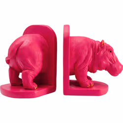 Podpórki na książki RHINO PARTY - czerwony