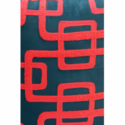 Poduszka dekoracyjna CHAIN 45x45 - niebieski/różowy