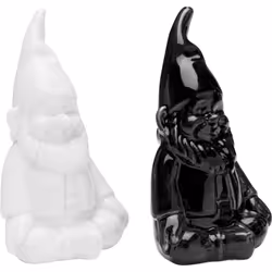 Solniczka i pieprzniczka GNOME - czarny/biały