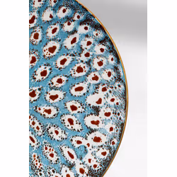 Talerz obiadowy GIOIA 27 cm - niebieski