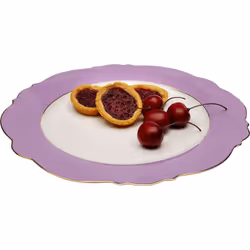 Talerz Harlequin fioletowy Ø27cm
