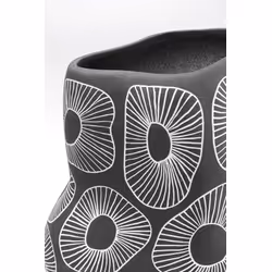 Wazon ANEMONE 33 cm - szary