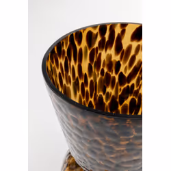Wazon szklany CARAMEL 25 cm - brązowy