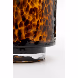 Wazon szklany CARAMEL 37 cm - brązowy