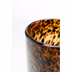 Wazon szklany CARAMEL 37 cm - brązowy