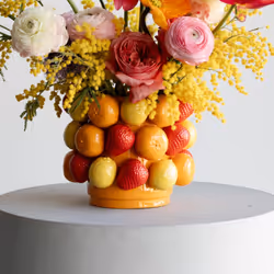 Wazon FRUIT PARADE 20 cm - wielokolorowy