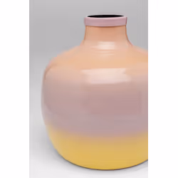 Wazon RICI 19 cm - różowy/żółty
