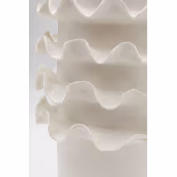 Wazon z porcelany VIENTO 39 cm - biały