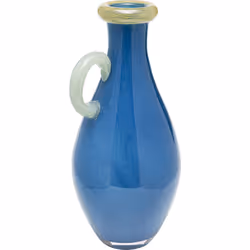 Wazon szklany SINA 32 cm - niebieski