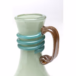 Wazon szklany SINA 25 cm - zielony