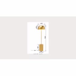 Lampa podłogowa LOUNGY - ecru