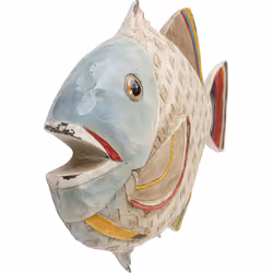 Dekoracja ścienna FISHY 30 cm - wielokolorowy