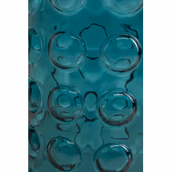 Stolik boczny okrągły LOLA 50 cm - niebieski