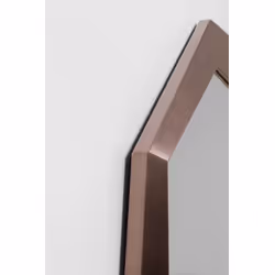 Lustro ścienne OCTAGON COFFEE 120x120 - brązowy
