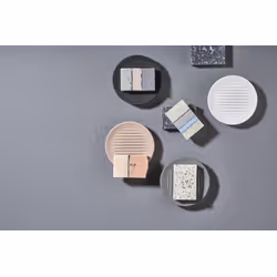 Mydelniczka porcelanowa czarna Ø12x3 cm