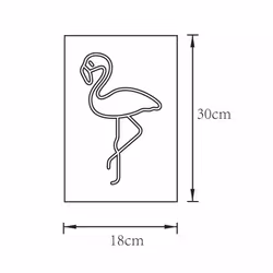 Neon FM-WN33 flamingo led