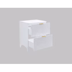 Szafka pod umywalkę wisząca LAURA 47 - 60 cm - biały