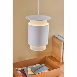 Lampa wisząca metalowa BETTS - biały