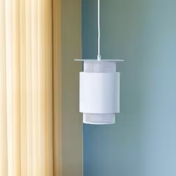 Lampa wisząca metalowa BETTS - biały