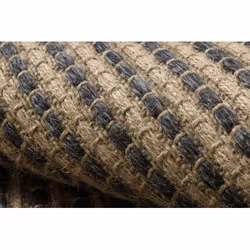 Dywan JUTE 3652 linie - czarny / beż