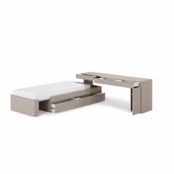Zestaw mebli młodzieżowych WOOW SET-02P - clay grey