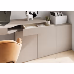 Zestaw mebli mlodzieżowych WOOW SET-06L - clay grey
