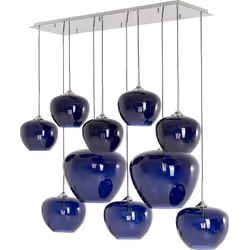 Lampa wisząca SPHERE NIGHT BLUE 10 - niebieski
