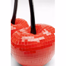 Dekoracja CHERRIES 19 cm - czerwony