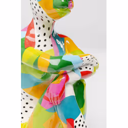 Figurka dekoracyjna RABBIT GILLIE Abstract - wielokolorowy