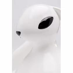 Figurka dekoracyjna MOON HARE 30 cm - biały