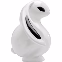 Figurka dekoracyjna MOON HARE 30 cm - biały