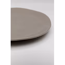 Talerz deserowy ORGANIC 20 cm - szary