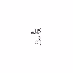 Wieszak WU01 - zielony szałwiowy strukturalny / fi 16 mm GAMET