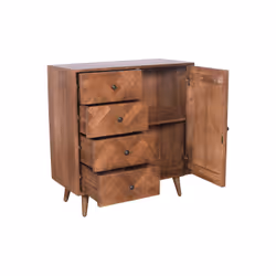 Komoda 85 cm PARQUET - mango orzech włoski