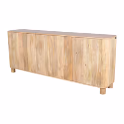 Komoda drewniana 4-drzwiowa RIMINI RM-02-MN - mango naturalne