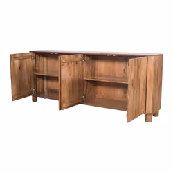 Komoda drewniana 4-drzwiowa RIMINI RM-02-CR - mango caramel