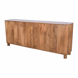 Komoda drewniana 4-drzwiowa RIMINI RM-02-CR - mango caramel