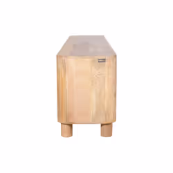 Szafka RTV drewniana 4-drzwiowa RIMINI RM-03-MN - mango naturalne