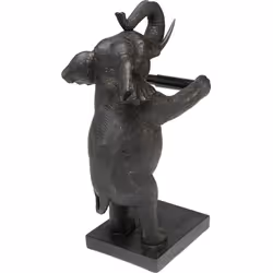 Uchwyt na papier toaletowy ELEFANT - czarny