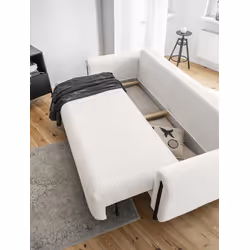 Sofa rozkładana ARCADOVA czarne nogi