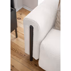 Sofa rozkładana ARCADOVA czarne nogi