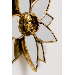 Dekoracja ścienna LOTUS MIRROR - złoty