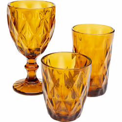 Szklanka ORIANA 10 cm - brązowy