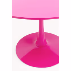 Stół okrągły SCHICKERIA 110 cm - różowy