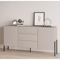 Komoda 2-drzwiowa z szufladami JUKON 26 180 cm - kaszmir