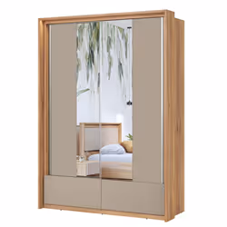 Szafa 2-drzwiowa IMPRESSIO 61 160 cm - dąb mauvella/congo