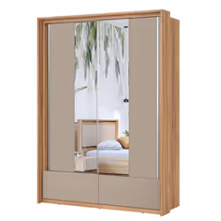 Szafa 2-drzwiowa IMPRESSIO 61 160 cm - dąb mauvella/congo
